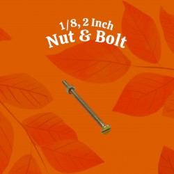 Nut with Bolt - 1/8, 2inch Nut with Bolt - 1/8, 2inch