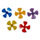 Plastic Toy Fan 4fin, 60mm Plastic Toy Fan 4fin, 60mm
