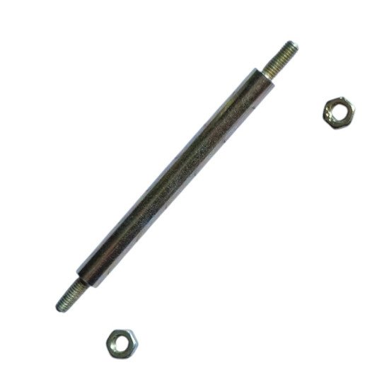 Cylindrical Metal Spacer Height 50mm Threaded 1/8 Male Ends with Nut Cylindrical Metal Spacer Height 50mm Threaded 1/8 Male Ends with Nut