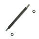 Cylindrical Metal Spacer Height 50mm Threaded 1/8 Male Ends with Nut Cylindrical Metal Spacer Height 50mm Threaded 1/8 Male Ends with Nut