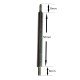 Cylindrical Metal Spacer Height 50mm Threaded 1/8 Male Ends with Nut Cylindrical Metal Spacer Height 50mm Threaded 1/8 Male Ends with Nut