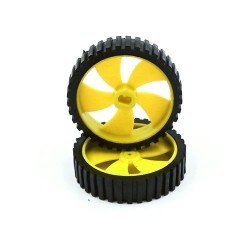 Wheel for BO Motor 10mm width 45mm height small Wheel for BO Motor 10mm width 45mm height small