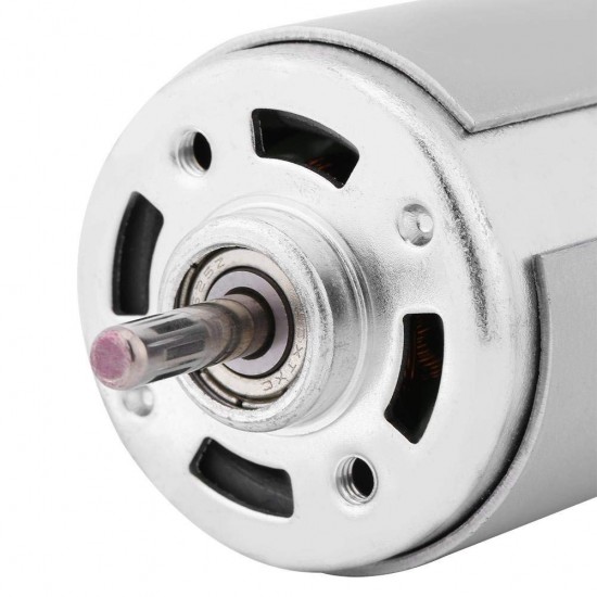RS-775 DC Motor with Ball Bearing Round Shaft 12V - High Torque RS-775 DC Motor with Ball Bearing Round Shaft 12V - High Torque