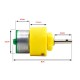 Center Shaft Metal Gear Motor 100RPM 12V DC