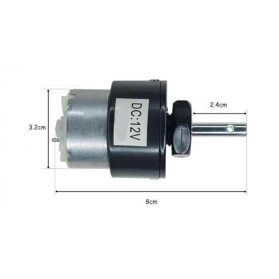 Center Shaft Plastic Gear Motor 500RPM 12V DC Center Shaft Plastic Gear Motor 500RPM 12V DC