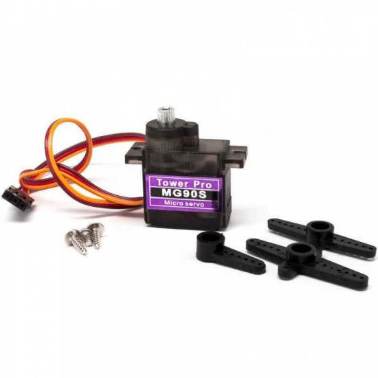 Tower Pro MG90S Metal Gear Servo Motor (180 Degree Rotation)