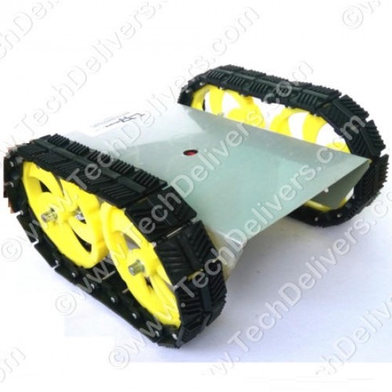 TANK Plastic Track Type 2WD ROBOT KIT-1