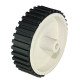 Wheel for DC geared motor (6mm shaft) -Dia 70mm, width 20mm
