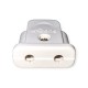 2Pin Female Top Electrical Plug Socket Connector 6A 240V 2Pin Female Top Electrical Plug Socket Connector 6A 240V