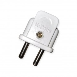 2Pin Male Top Electrical Plug Socket Connector 6A 240V 2Pin Male Top Electrical Plug Socket Connector 6A 240V