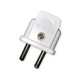 2Pin Male Top Electrical Plug Socket Connector 6A 240V 2Pin Male Top Electrical Plug Socket Connector 6A 240V