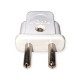 2Pin Male Top Electrical Plug Socket Connector 6A 240V 2Pin Male Top Electrical Plug Socket Connector 6A 240V