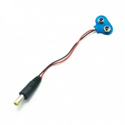 9 Volt Battery Snap Connector with Male DC Jack 9 Volt Battery Snap Connector with Male DC Jack