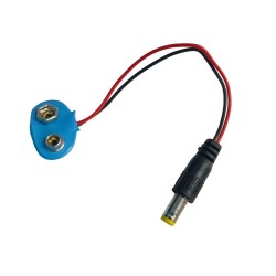 9 Volt Battery Snap Connector with Male DC Jack 9 Volt Battery Snap Connector with Male DC Jack