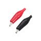 Crocodile Alligator Clip Sleeve 25mm Red & Black Pair Crocodile Alligator Clip Sleeve 25mm Red & Black Pair