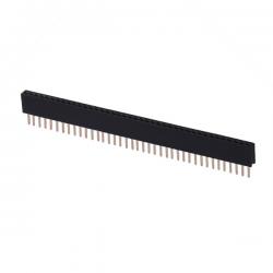 Header Berg Strip FEMALE Straight 40-pin 0.1" (2.54 mm) spacing Header Berg Strip FEMALE Straight 40-pin 0.1" (2.54 mm) spacing
