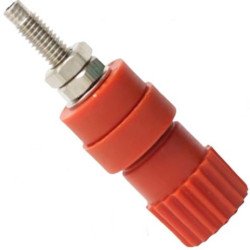 BTI‑30 Panel Mounting Terminal 4mm (30A) – Red