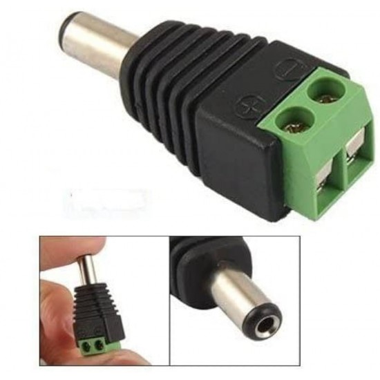 DC Jack Male Connector with 2 Pin PBT DC Jack Male Connector with 2 Pin PBT