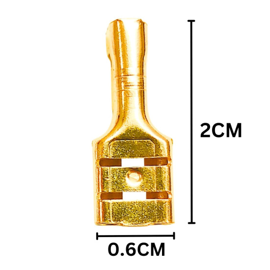 Non‑Insulated Female Lugs (6.3mm)