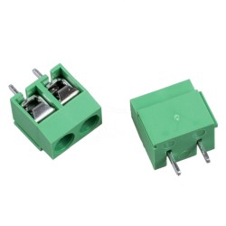 2 Pin PCB Mount Terminal Block (Screw type) - 5mm Pitch 2 Pin PCB Mount Terminal Block (Screw type) - 5mm Pitch