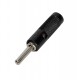 4mm Banana Jack Connector Male – Black 4mm Banana Jack Connector Male – Black