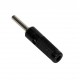 4mm Banana Jack Connector Male – Black 4mm Banana Jack Connector Male – Black