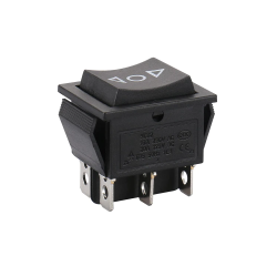 Rocker Switch Big 6 Pin 16A 250V DPDT Momentary (Spring Action) Rocker Switch Big 6 Pin 16A 250V DPDT Momentary (Spring Action)