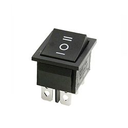 Rocker Switch Big 6 Pin 16A 250V DPDT Non-Momentary ON-OFF-ON Rocker Switch Big 6 Pin 16A 250V DPDT Non-Momentary ON-OFF-ON