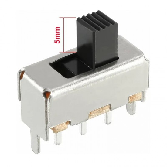 Slide Switch 3-Pin 2-Position SPDT, 0.5A 50V Slide Switch 3-Pin 2-Position SPDT, 0.5A 50V