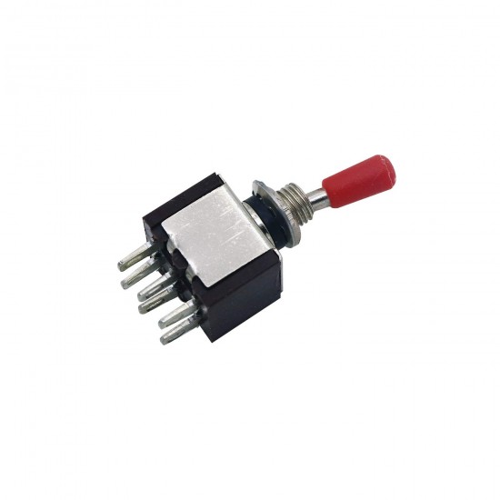Toggle Switch 6-Pin 2-Position DPDT, ON-ON, 3A/250V AC Toggle Switch 6-Pin 2-Position DPDT, ON-ON, 3A/250V AC