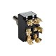 Toggle Switch 6-Pin 3-Position DPDT, ON-OFF-ON, 6A/250V AC Toggle Switch 6-Pin 3-Position DPDT, ON-OFF-ON, 6A/250V AC