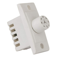 7 Step Type Fan Regulator Non-Modular (L*B = 5.5 * 2.4cm) 7 Step Type Fan Regulator Non-Modular (L*B = 5.5 * 2.4cm)