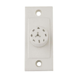 7 Step Type Fan Regulator Non-Modular (L*B = 5.5 * 2.4cm) 7 Step Type Fan Regulator Non-Modular (L*B = 5.5 * 2.4cm)