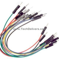 Male-to-Male Male ends connector wire Solder less Breadboard flexible cable Length-12inch Male-to-Male Male ends connector wire Solder less Breadboard flexible cable Length-12inch