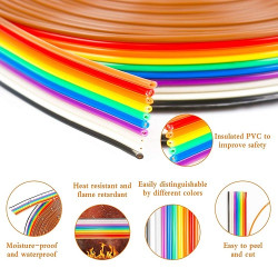 10-core Rainbow Wire (price per-meter-length) 10-core Rainbow Wire (price per-meter-length)