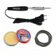 TECHDELIVERS® 10W Bakelite Handle Soldering Iron Kit 3 in one with Solder Wire and Paste