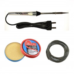 TECHDELIVERS® 15W Soldering Iron Kit 3 in one with Solder Wire and Paste (Pointed Tip) TECHDELIVERS® 15W Soldering Iron Kit 3 in one with Solder Wire and Paste (Pointed Tip)