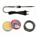 TECHDELIVERS® 15W Soldering Iron Kit 3 in one with Solder Wire and Paste (Pointed Tip)