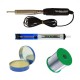 TECHDELIVERS® 35w Bakelite Soldering Iron Kit, Desoldering Pump, Soldering Wire Reel, Soldering Paste