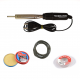 TECHDELIVERS® 35 watt Bakelite Soldering Iron Kit, Soldering Wire, Soldering Paste, Desolder Wick