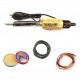 TECHDELIVERS® 35 watt Soldering Iron Kit, Soldering Wire, Soldering Paste, Desolder Wick (Pointed Tip)