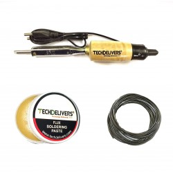 TECHDELIVERS® 35W Soldering Iron Kit 3 in one with Solder Wire and Paste TECHDELIVERS® 35W Soldering Iron Kit 3 in one with Solder Wire and Paste
