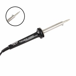 TECHDELIVERS® Digital Multimeter kit set with Solder Iron, Cutter, Stand, Desoldering Wick, Soldering Wire Reel, Soldering Paste, Tweezer 60Watt TECHDELIVERS® Digital Multimeter kit set with Solder Iron, Cutter, Stand, Desoldering Wick, Soldering Wire Reel, Soldering Paste, Tweezer 60Watt