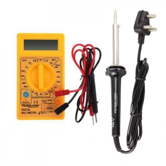 TECHDELIVERS® Soldering Iron Kit with Multimeter, Solder iron 60W