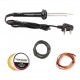TECHDELIVERS® 60 watt Soldering Iron Kit, Soldering Wire, Soldering Paste, Desolder Wick