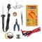 TECHDELIVERS® Digital Multimeter kit set with Solder Iron, Cutter, Stand, Desoldering Wick, Soldering Wire Reel, Soldering Paste, Tweezer 60Watt TECHDELIVERS® Digital Multimeter kit set with Solder Iron, Cutter, Stand, Desoldering Wick, Soldering Wire Reel, Soldering Paste, Tweezer 60Watt