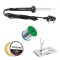 TECHDELIVERS® 60 Watt Soldering Iron Kit, Soldering Wire Reel, Soldering Paste, Stand 60 W Simple TECHDELIVERS® 60 Watt Soldering Iron Kit, Soldering Wire Reel, Soldering Paste, Stand 60 W Simple