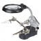 Helping Hand Magnifier LED Light with Soldering Stand Helping Hand Magnifier LED Light with Soldering Stand