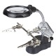 Helping Hand Magnifier LED Light with Soldering Stand