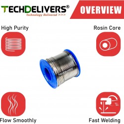 Solder Wire 250gm Tin Lead 60/40 Rosin Core Soldering Iron Wire Reel 